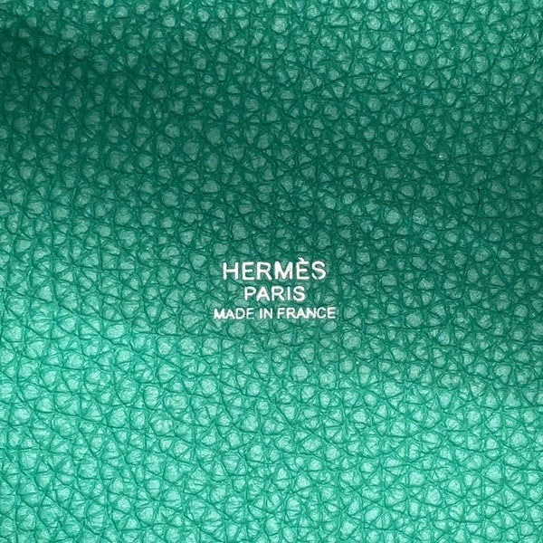 エルメス ハンドバッグ ピコタンロックPM ヴェールヴェルティゴ/シルバー金具 トリヨンクレマンス K刻印