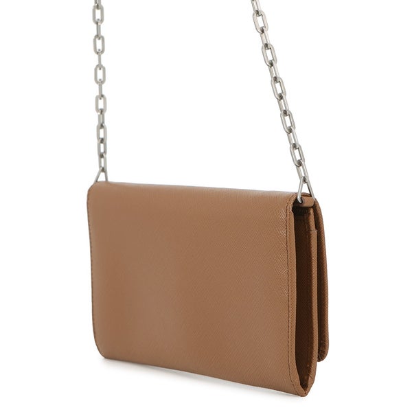 プラダ チェーンウォレット サフィアーノ ロゴ 1MT440 PRADA 財布