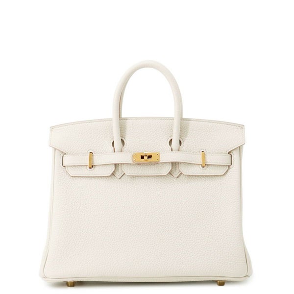 エルメス バーキン25 ベトン/ゴールド金具 トゴ U刻印 HERMES Birkin ハンドバッグ