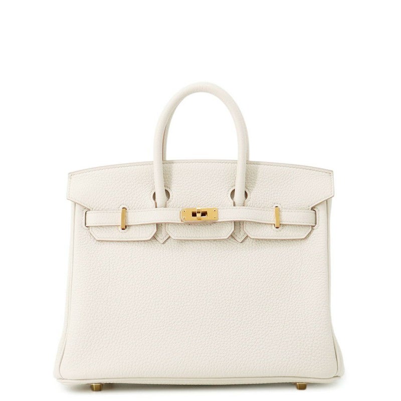 エルメス バーキン25 ベトン/ゴールド金具 トゴ U刻印 HERMES Birkin ハンドバッグ