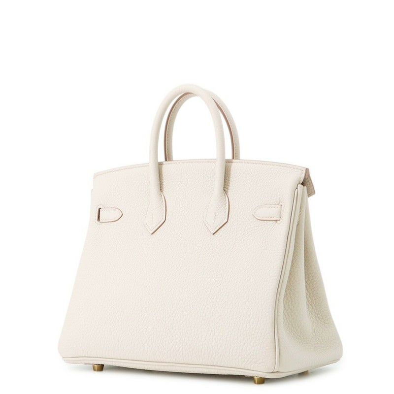 エルメス バーキン25 ベトン/ゴールド金具 トゴ U刻印 HERMES Birkin ハンドバッグ