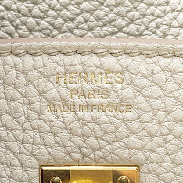 エルメス バーキン25 ベトン/ゴールド金具 トゴ U刻印 HERMES Birkin ハンドバッグ