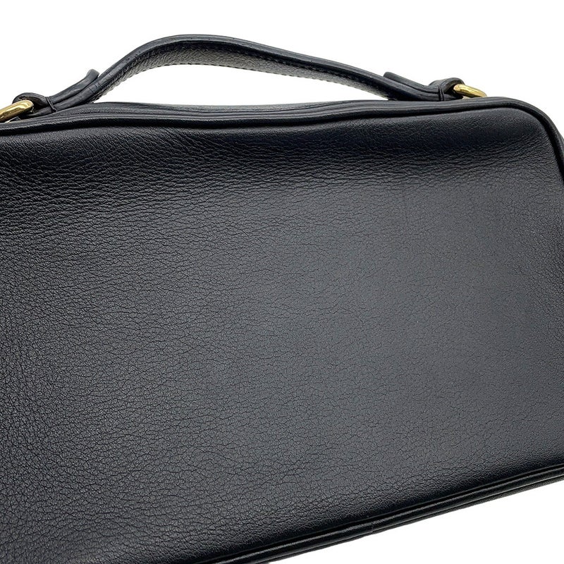 ルイヴィトン ショルダーバッグ モノグラム/カーフレザー ユーティリティ・クロスボディ M80450 ヴィトン ブラック 黒