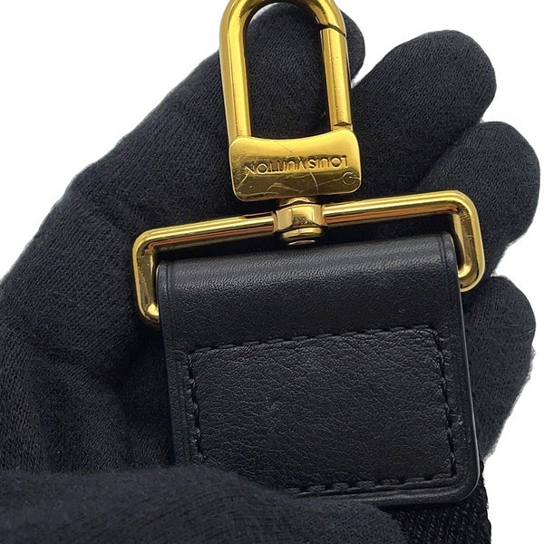 ルイヴィトン ショルダーバッグ モノグラム/カーフレザー ユーティリティ・クロスボディ M80450 ヴィトン ブラック 黒