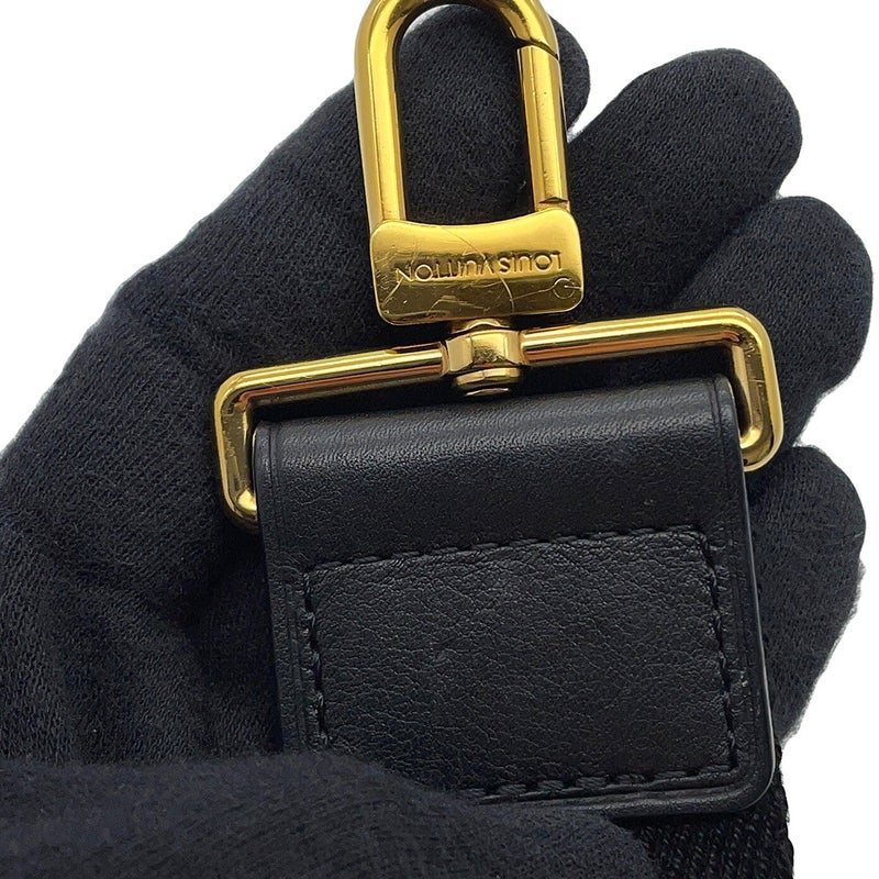 ルイヴィトン ショルダーバッグ モノグラム/カーフレザー ユーティリティ・クロスボディ M80450 ヴィトン ブラック 黒