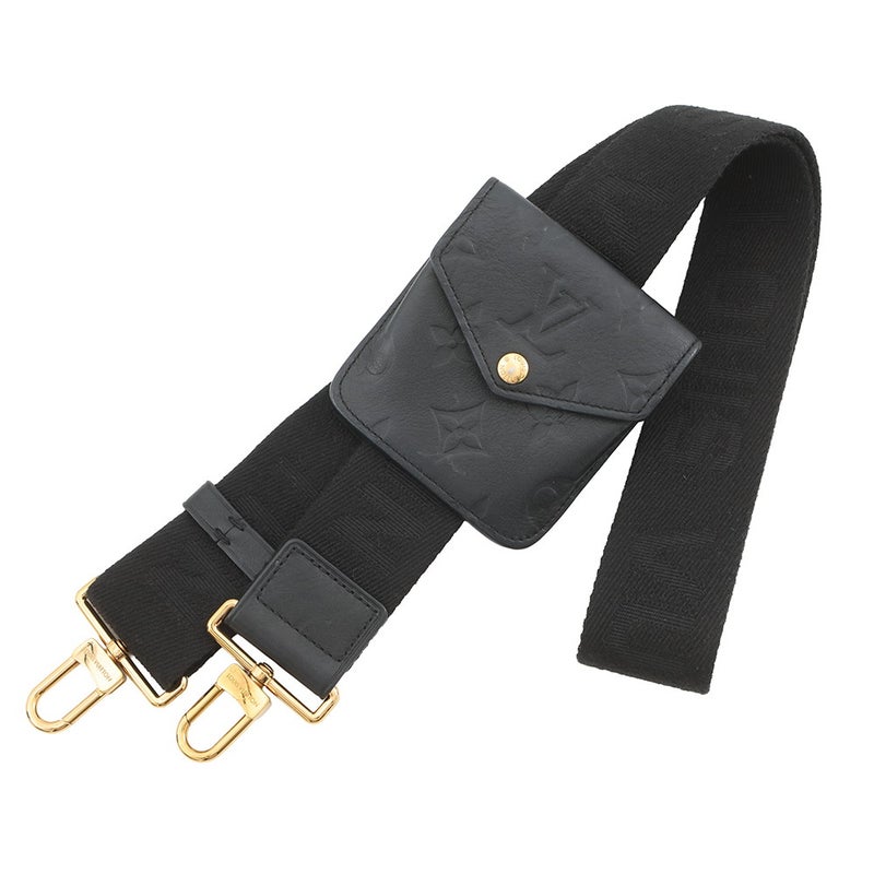 ルイヴィトン ショルダーバッグ モノグラム/カーフレザー ユーティリティ・クロスボディ M80450 ヴィトン ブラック 黒