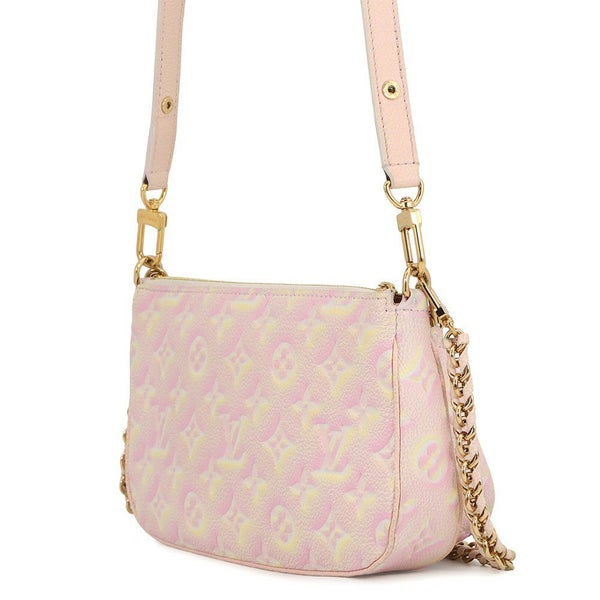 ルイヴィトン ショルダーバッグ モノグラム・アンプラント サマースターダスト ミュルティ・ポシェット・アクセソワール M46093