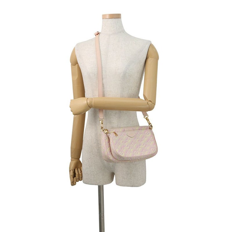 ルイヴィトン ショルダーバッグ モノグラム・アンプラント サマースターダスト ミュルティ・ポシェット・アクセソワール M46093