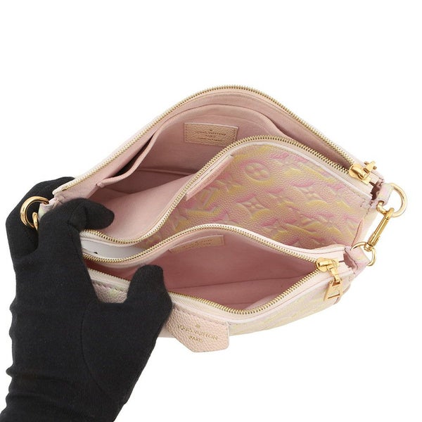 ルイヴィトン ショルダーバッグ モノグラム・アンプラント サマースターダスト ミュルティ・ポシェット・アクセソワール M46093