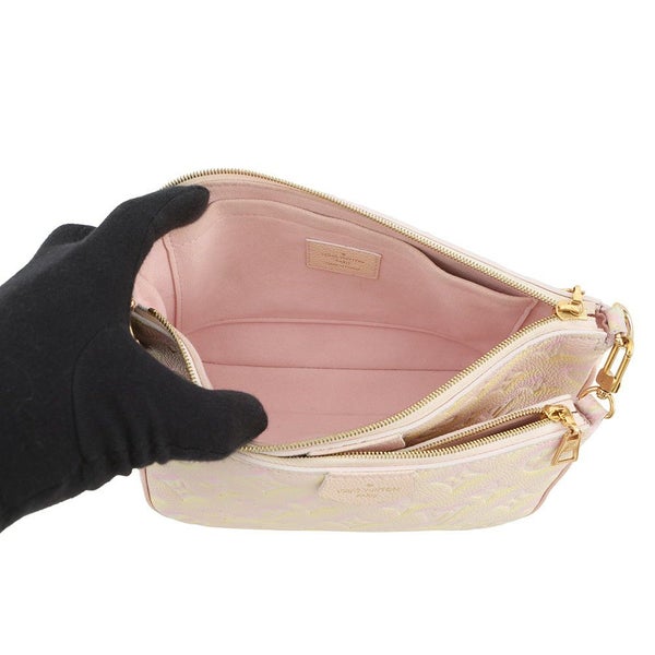 ルイヴィトン ショルダーバッグ モノグラム・アンプラント サマースターダスト ミュルティ・ポシェット・アクセソワール M46093