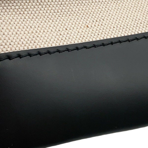 バレンシアガ クラッチバッグ ネイビー クリップ レザー レザー/キャンバス 373834 BALENCIAGA バッグ ポーチ