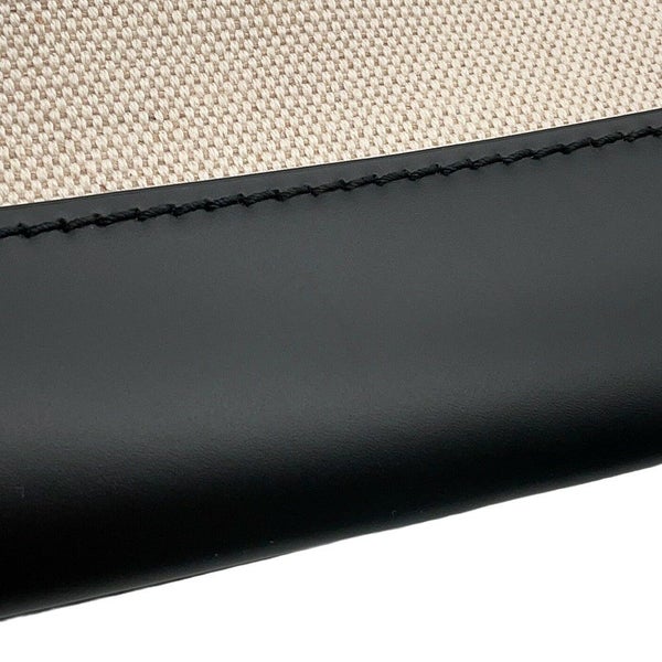 バレンシアガ クラッチバッグ ネイビー クリップ レザー レザー/キャンバス 373834 BALENCIAGA バッグ ポーチ