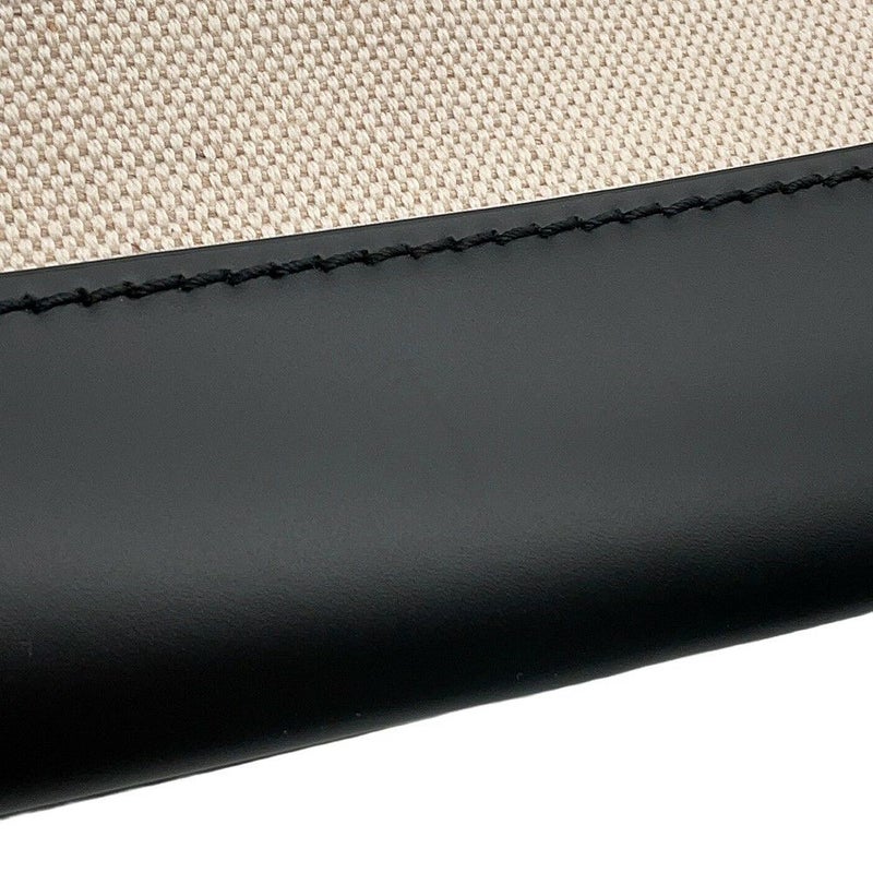 バレンシアガ クラッチバッグ ネイビー クリップ レザー レザー/キャンバス 373834 BALENCIAGA バッグ ポーチ