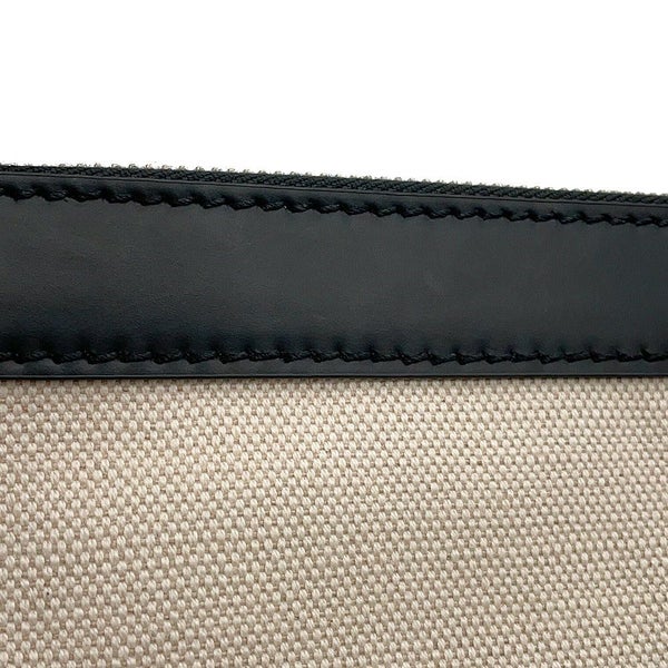 バレンシアガ クラッチバッグ ネイビー クリップ レザー レザー/キャンバス 373834 BALENCIAGA バッグ ポーチ