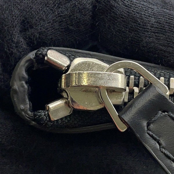 バレンシアガ クラッチバッグ ネイビー クリップ レザー レザー/キャンバス 373834 BALENCIAGA バッグ ポーチ