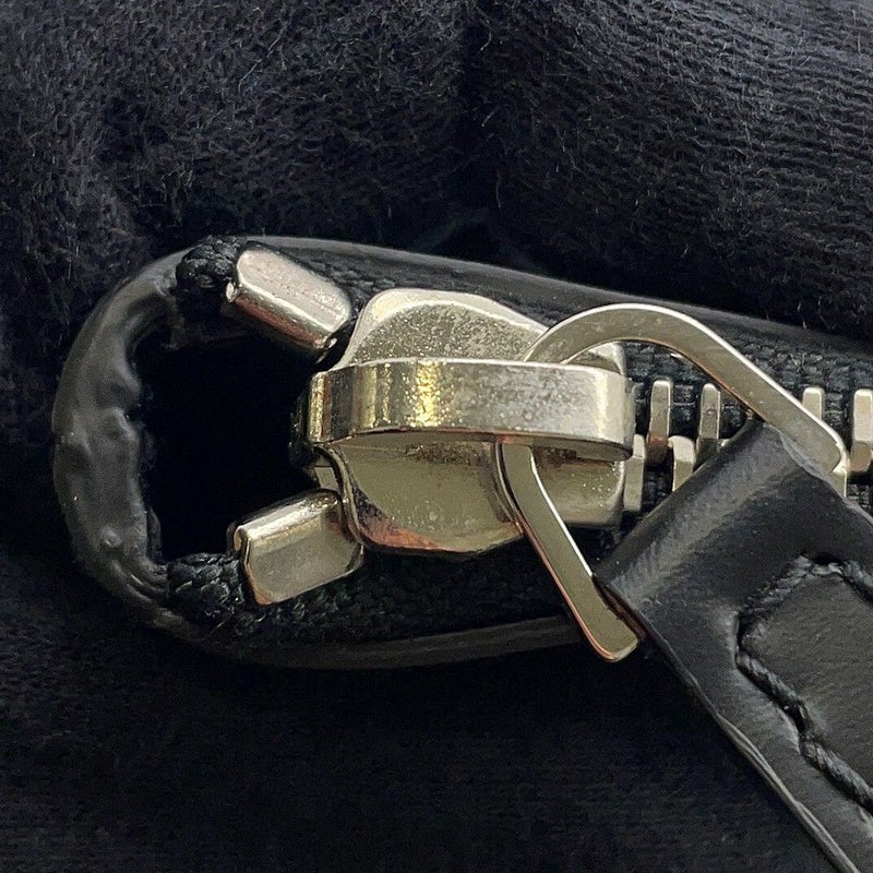 バレンシアガ クラッチバッグ ネイビー クリップ レザー レザー/キャンバス 373834 BALENCIAGA バッグ ポーチ