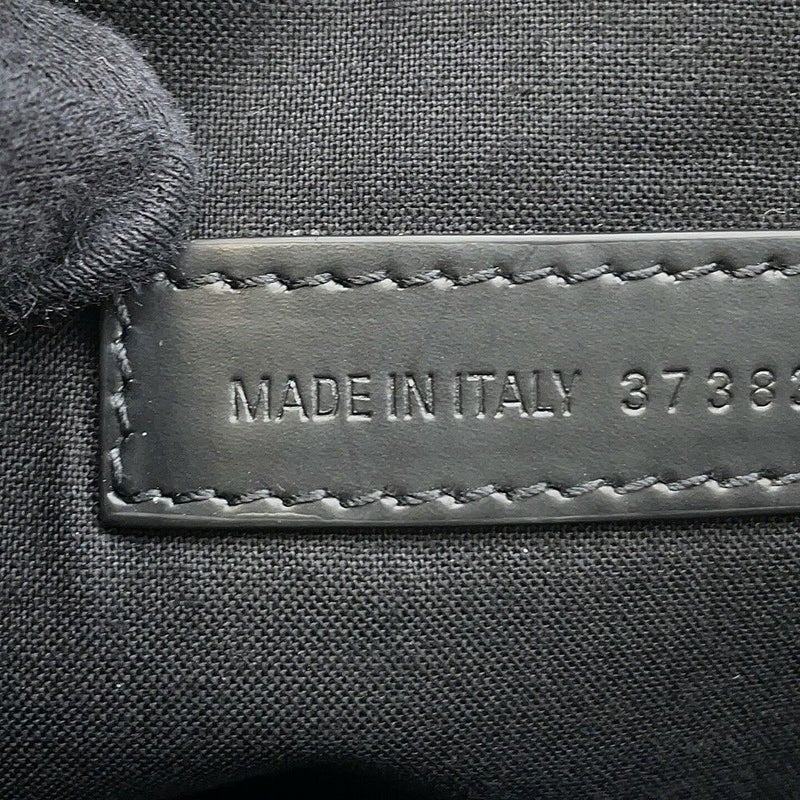 バレンシアガ クラッチバッグ ネイビー クリップ レザー レザー/キャンバス 373834 BALENCIAGA バッグ ポーチ