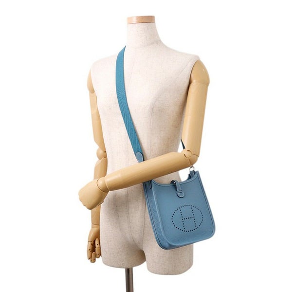 エルメス エブリンTPM 85cm アマゾン ニューブルージーン/シルバー金具 トリヨンクレマンス K刻印