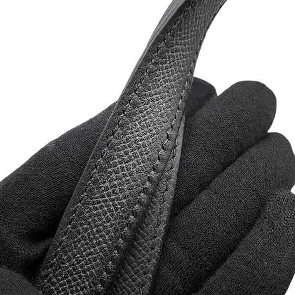 エルメス ハンドバッグ ミュザルディーヌ ブラック/マルチカラー/シルバー金具 エプソン/シルク X刻印 HERMES バッグ 黒