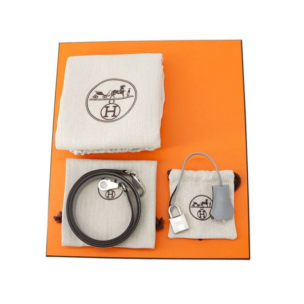 エルメス ハンドバッグ ケリー25 外縫い グリパンタン/シルバー金具 ヴォーマダム G刻印 ２wayショルダー