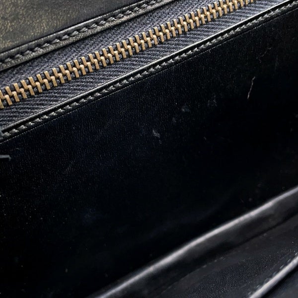 エルメス チェーンショルダーバッグ アルカザール ブラック/ゴールド金具 クロコダイル 黒