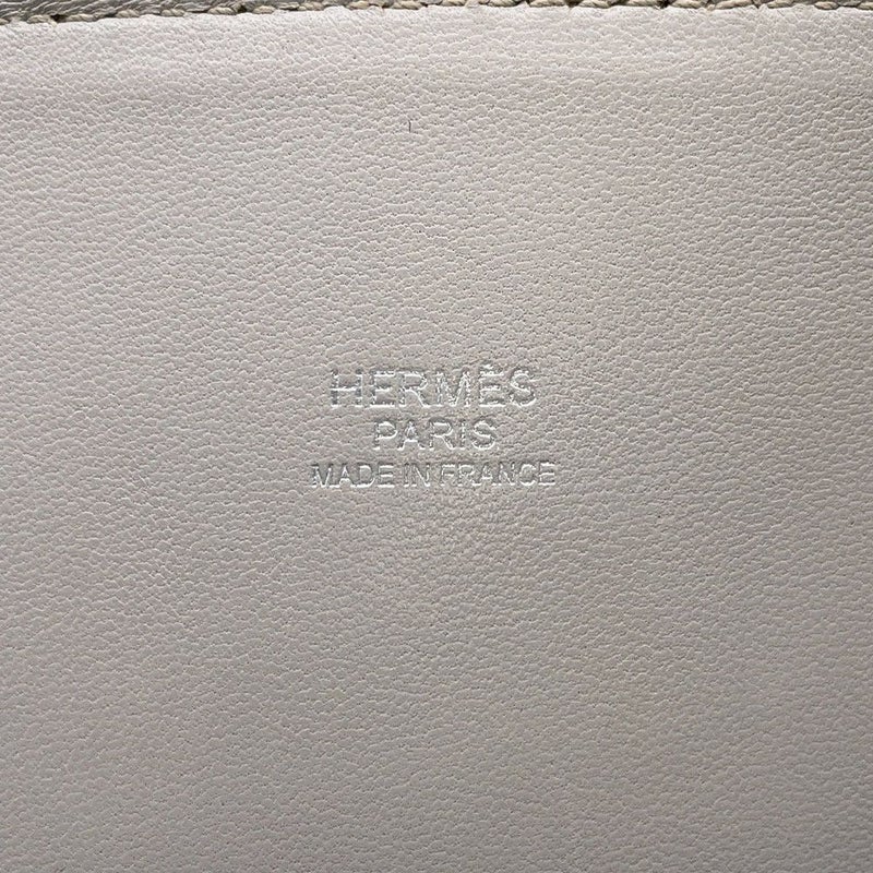 エルメス ハンドバッグ ボリード31 パールグレー/シルバー金具 トリヨンクレマンス □O刻印 ２wayショルダー
