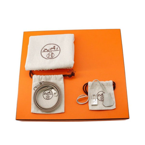 エルメス ハンドバッグ ボリード31 パールグレー/シルバー金具 トリヨンクレマンス □O刻印 ２wayショルダー