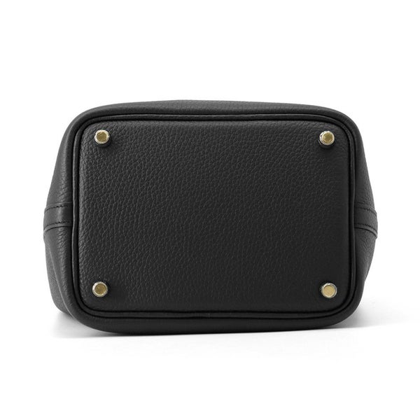 エルメス ハンドバッグ ピコタンロックPM ブラック/ゴールド金具 トリヨンクレマンス K刻印 黒