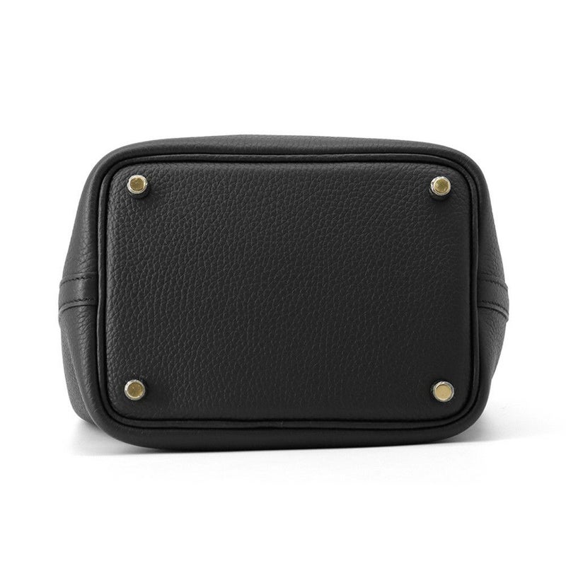 エルメス ハンドバッグ ピコタンロックPM ブラック/ゴールド金具 トリヨンクレマンス K刻印 黒