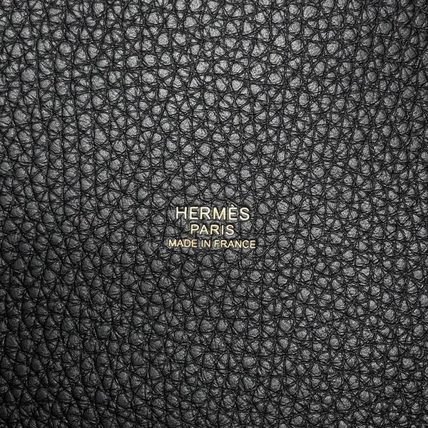 エルメス ハンドバッグ ピコタンロックPM ブラック/ゴールド金具 トリヨンクレマンス K刻印 黒