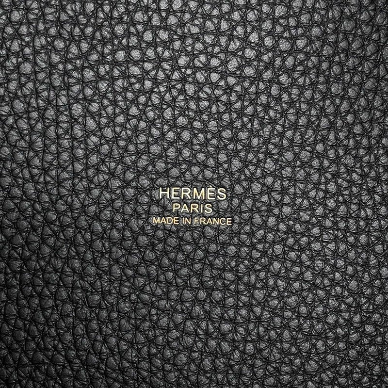 エルメス ハンドバッグ ピコタンロックPM ブラック/ゴールド金具 トリヨンクレマンス K刻印 黒