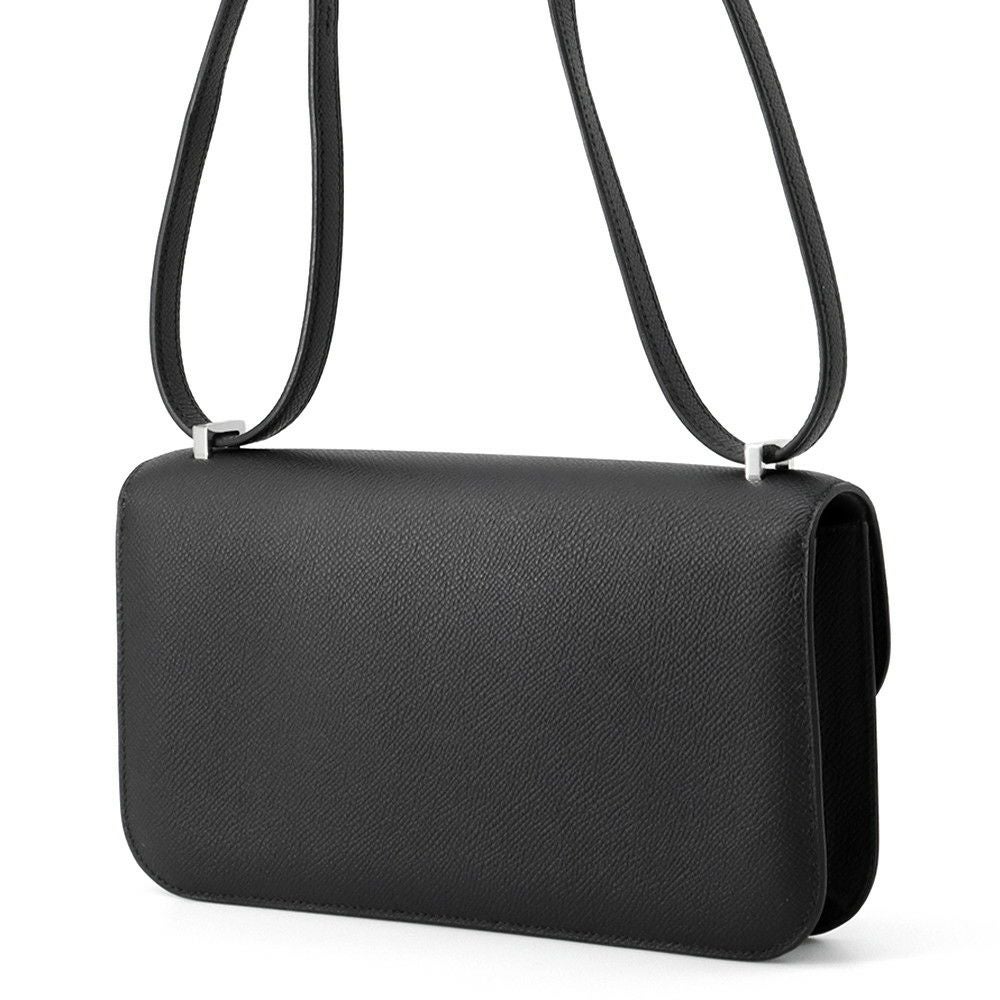 エルメス コンスタンス エラン ミロワール ブラック/シルバー金具