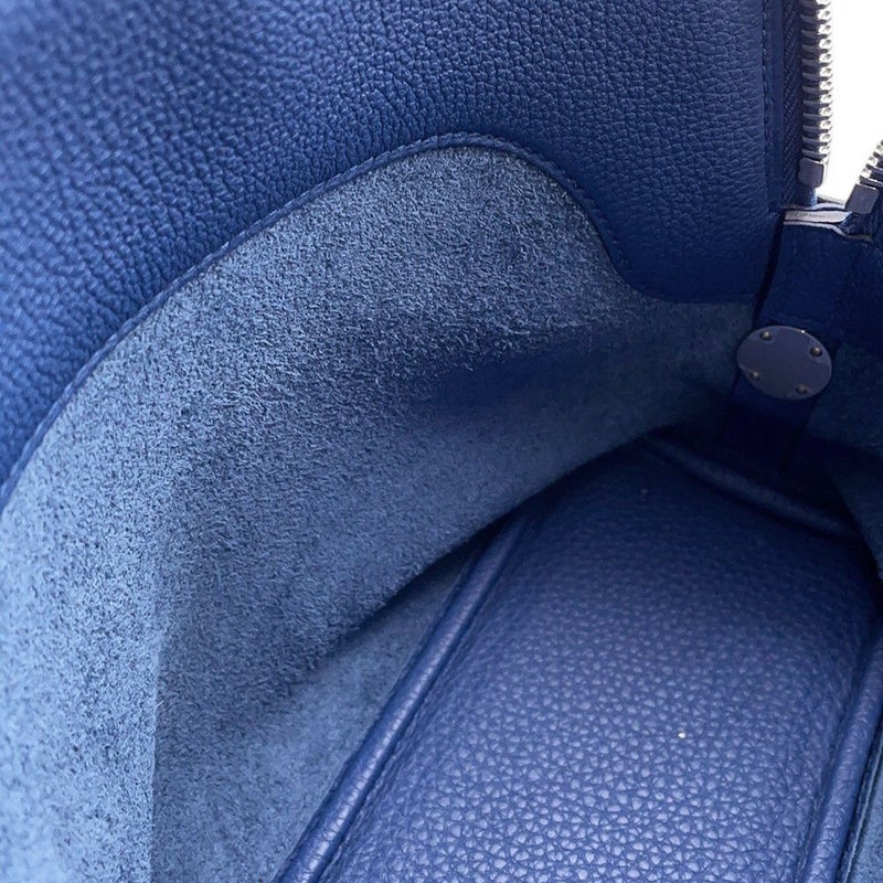 エルメス ショルダーバッグ ボリ－ド メッセンジャー ブルータイ/シルバー金具 トゴ K刻印