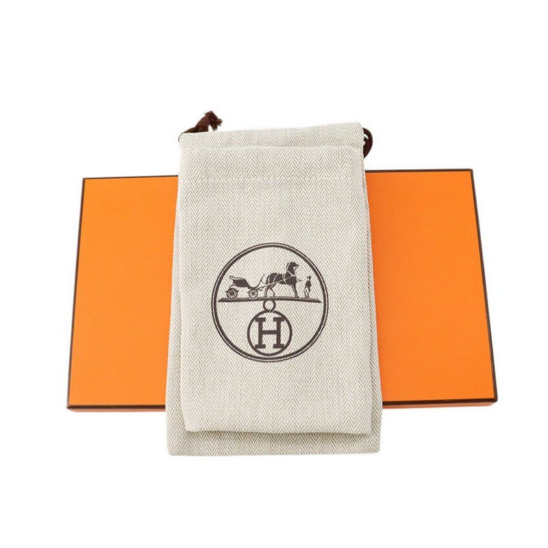 エルメス 長財布 ケリーポケット ロング ブラック/エレクトラム金具 シェブルシャムキラ W刻印 黒