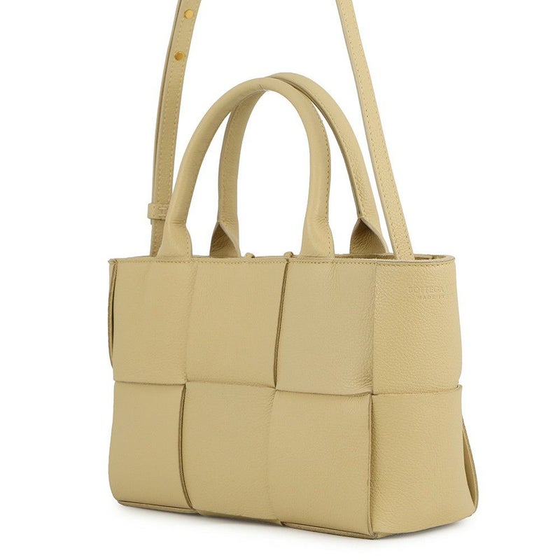 ボッテガヴェネタ ハンドバッグ マキシイントレチャート アルコ トート ミニ レザー 709337 BOTTEGA VENETA 2way