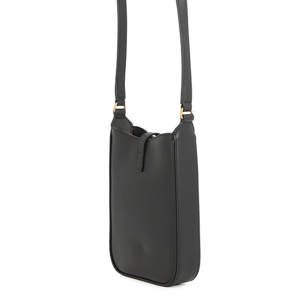 サンローランパリ ショルダーバッグ LE 5 A 7 ミニ バーティカル レザー 735214 SAINT LAURENT PARIS 黒