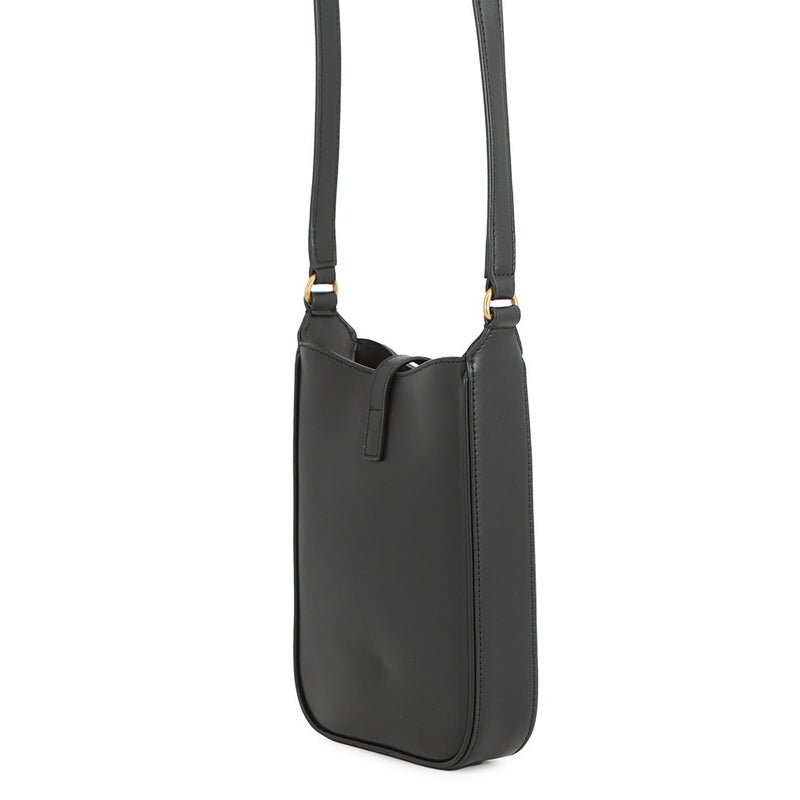サンローランパリ ショルダーバッグ LE 5 A 7 ミニ バーティカル レザー 735214 SAINT LAURENT PARIS 黒
