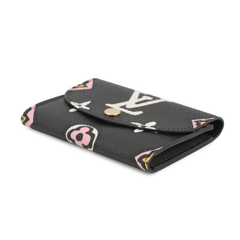 ルイヴィトン コインケース モノグラム/ワイルド・アット・ハート ポルトモネ・ロザリ M80755 ヴィトン 財布 小銭入れ ブラック 黒