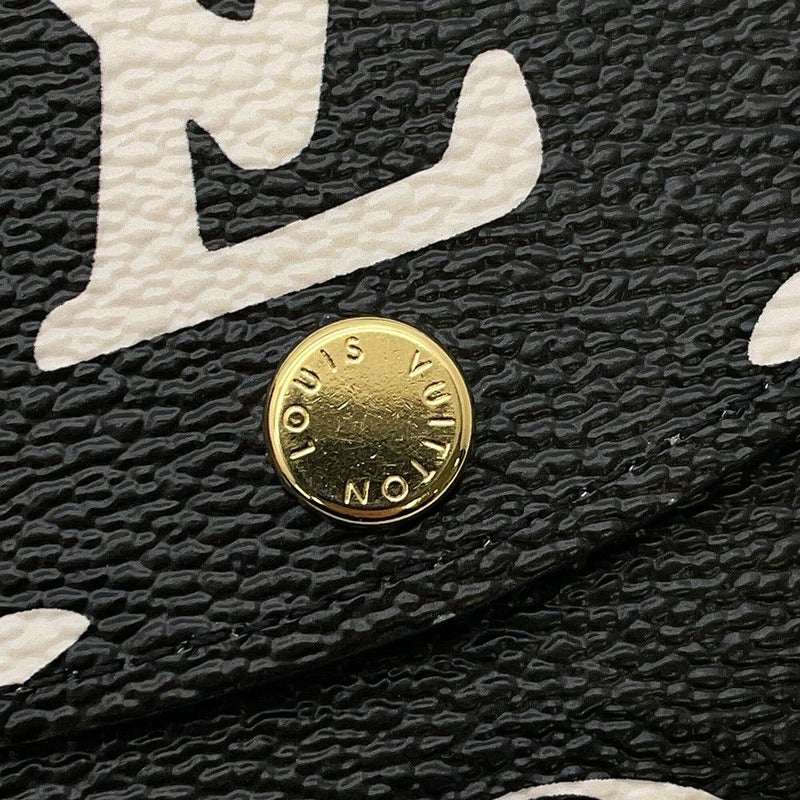 ルイヴィトン コインケース モノグラム/ワイルド・アット・ハート ポルトモネ・ロザリ M80755 ヴィトン 財布 小銭入れ ブラック 黒