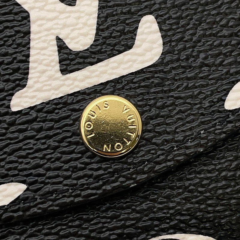 ルイヴィトン コインケース モノグラム/ワイルド・アット・ハート ポルトモネ・ロザリ M80755 ヴィトン 財布 小銭入れ ブラック 黒