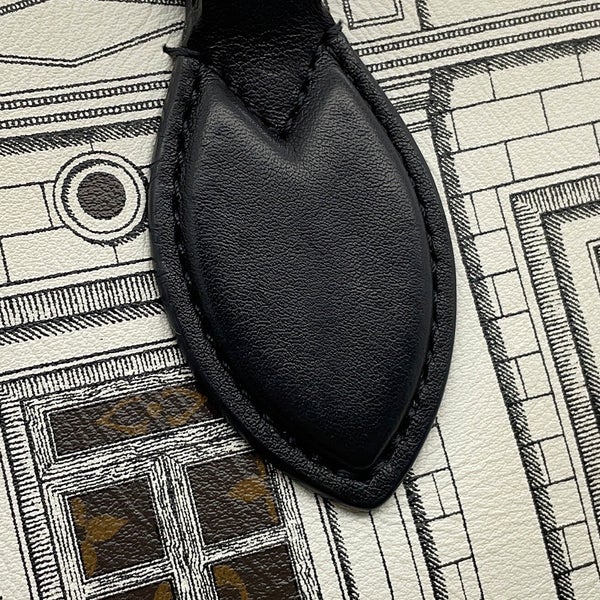 ルイヴィトン トートバッグ モノグラム オンザゴーMM  LV × Fornasetti M59264 2way ショルダーバッグ フォルナセッティ 白