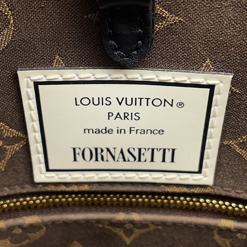 ルイヴィトン トートバッグ モノグラム オンザゴーMM  LV × Fornasetti M59264 2way ショルダーバッグ フォルナセッティ 白