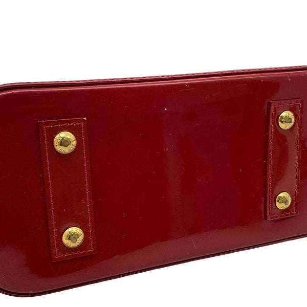 ルイヴィトン ハンドバッグ モノグラム・ヴェルニ アルマBB M90174 LOUIS VUITTON 2way レッド