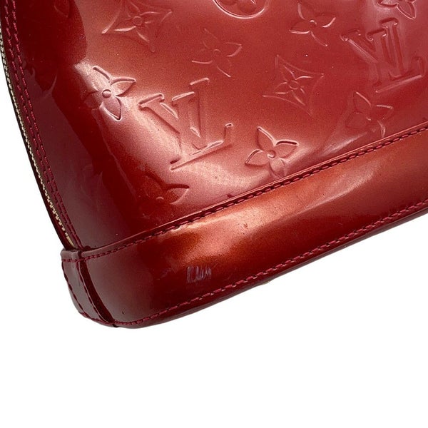 ルイヴィトン ハンドバッグ モノグラム・ヴェルニ アルマBB M90174 LOUIS VUITTON 2way レッド