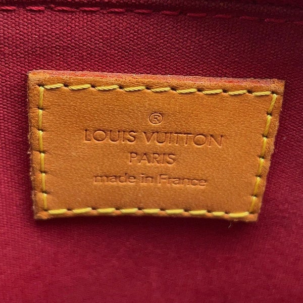 ルイヴィトン ハンドバッグ モノグラム・ヴェルニ アルマBB M90174 LOUIS VUITTON 2way レッド