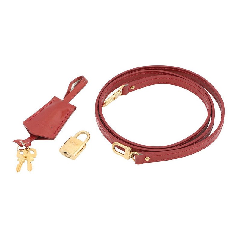 ルイヴィトン ハンドバッグ モノグラム・ヴェルニ アルマBB M90174 LOUIS VUITTON 2way レッド