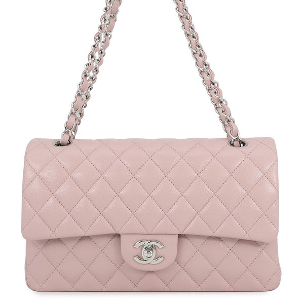 シャネル チェーンショルダーバッグ マトラッセ25 ココマーク キャビアスキン ダブルチェーン A01112 CHANEL