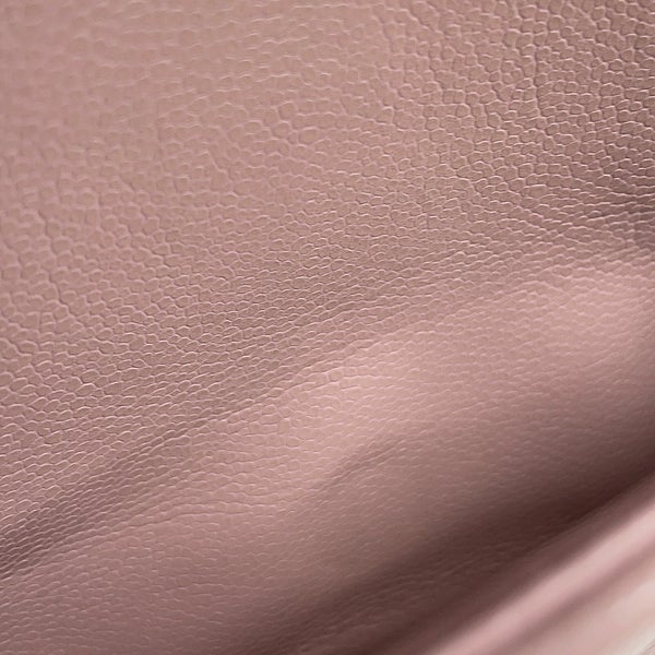 シャネル チェーンショルダーバッグ マトラッセ25 ココマーク キャビアスキン ダブルチェーン A01112 CHANEL