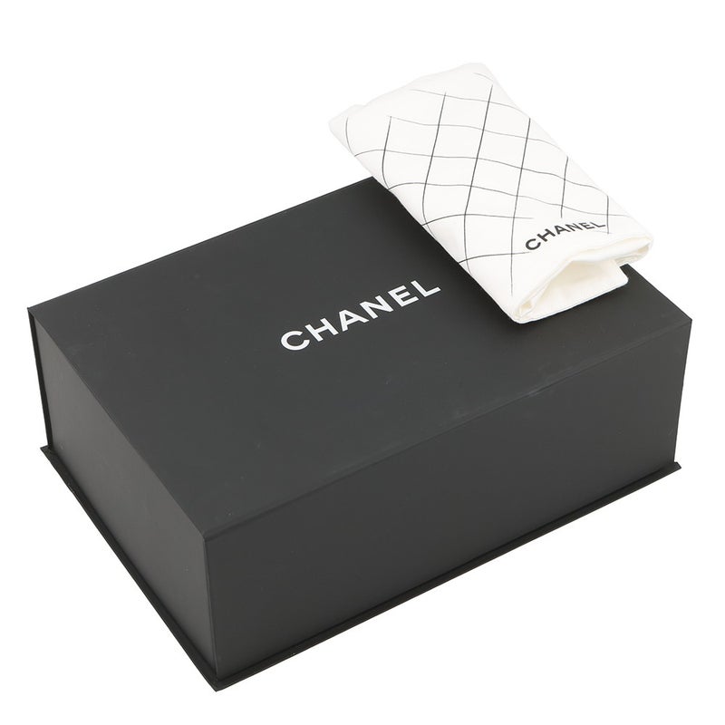 シャネル チェーンショルダーバッグ マトラッセ25 ココマーク キャビアスキン ダブルチェーン A01112 CHANEL