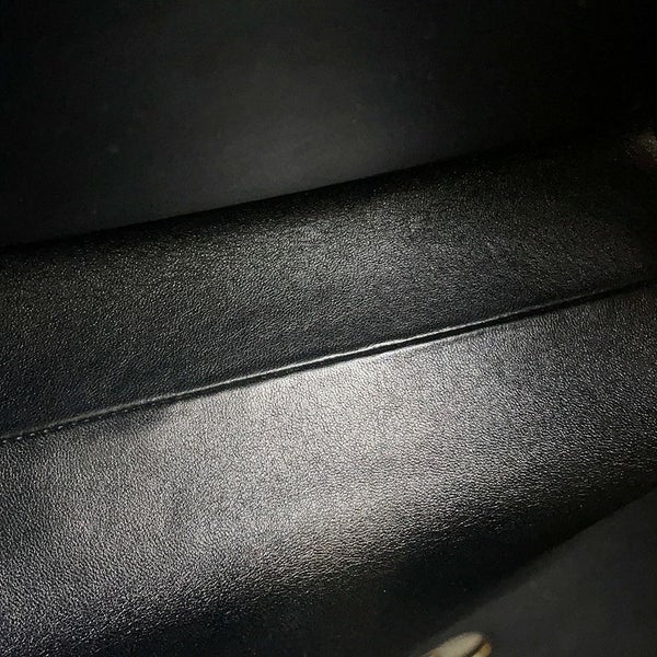 シャネル ハンドバッグ ココマーク トップハンドル キャビアスキン CHANEL 黒